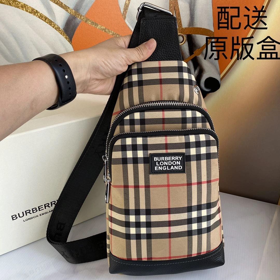 Mens Burberry Waist Chest Packs WaterResistant 93230