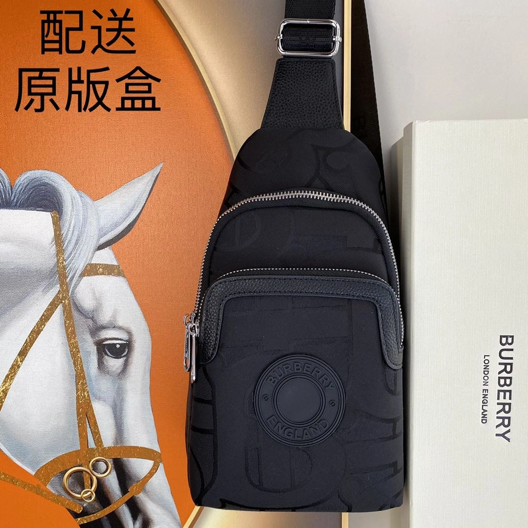 Mens Burberry Waist Chest Packs Minimalist 93225