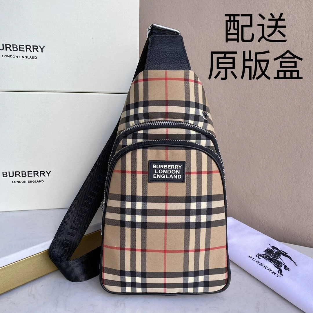 Mens Burberry Waist Chest Packs ComfortFit 92218