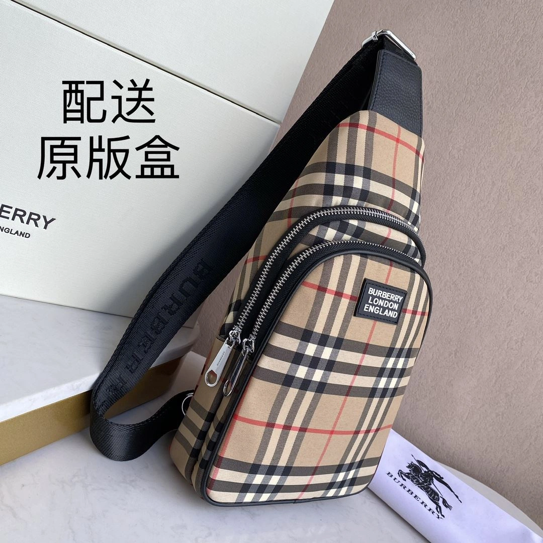 Mens Burberry Waist Chest Packs ComfortFit 92218