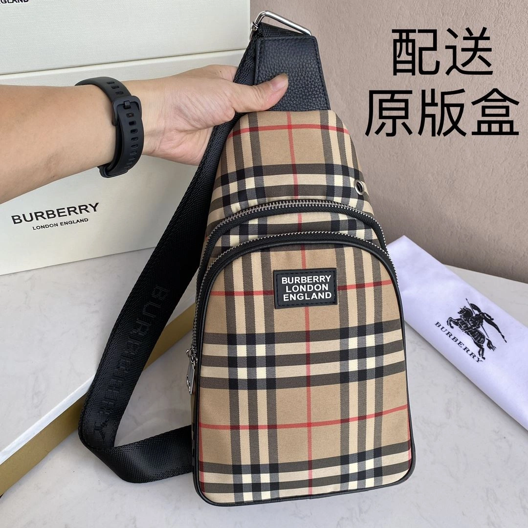 Mens Burberry Waist Chest Packs ComfortFit 92218