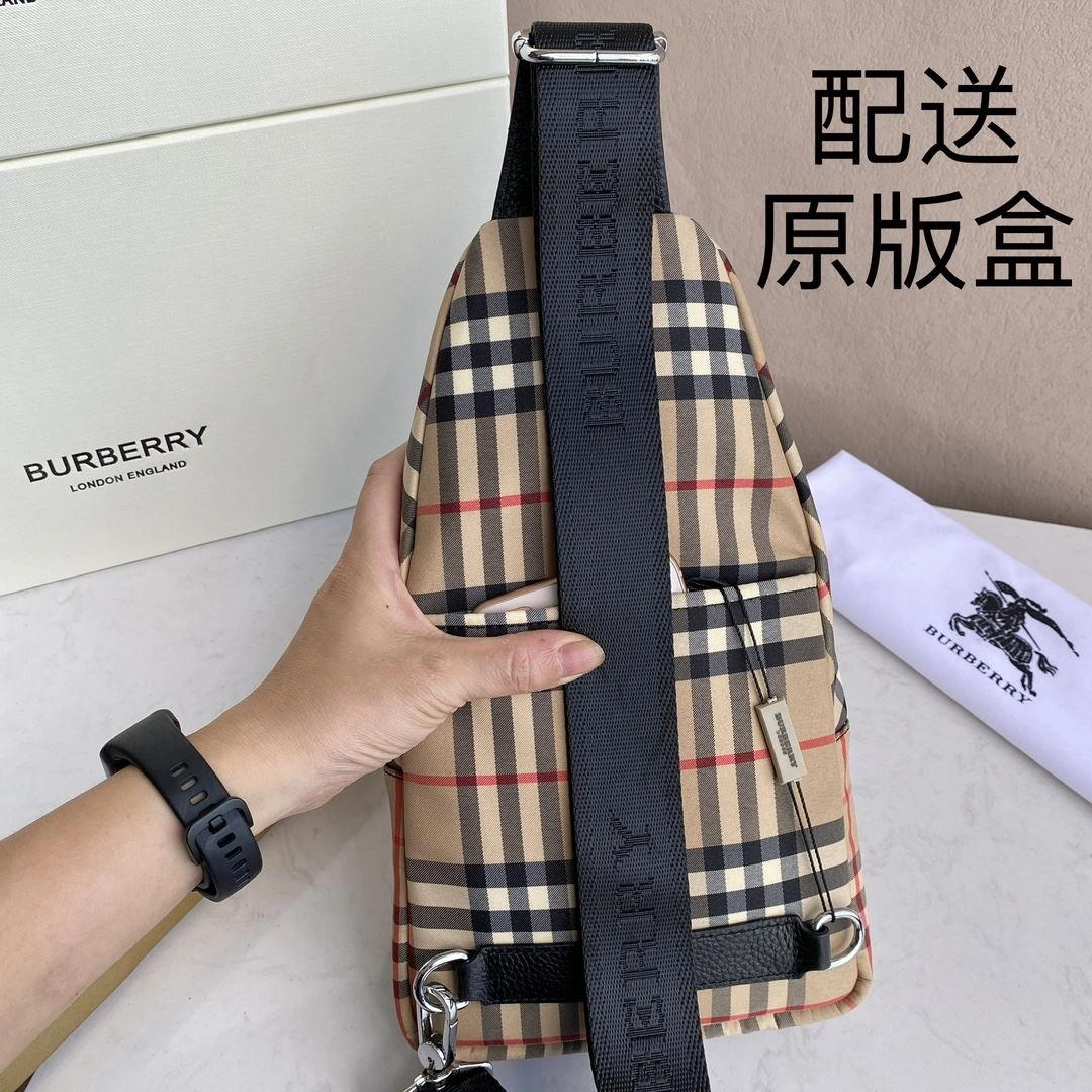 Mens Burberry Waist Chest Packs ComfortFit 92218