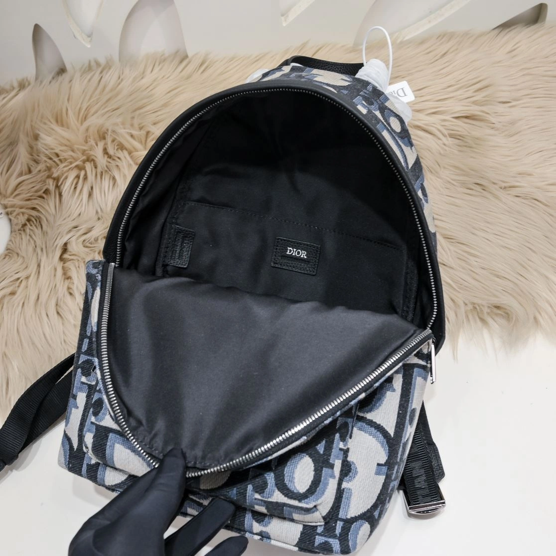 Durable Mens Christian Dior Backpacks 91132