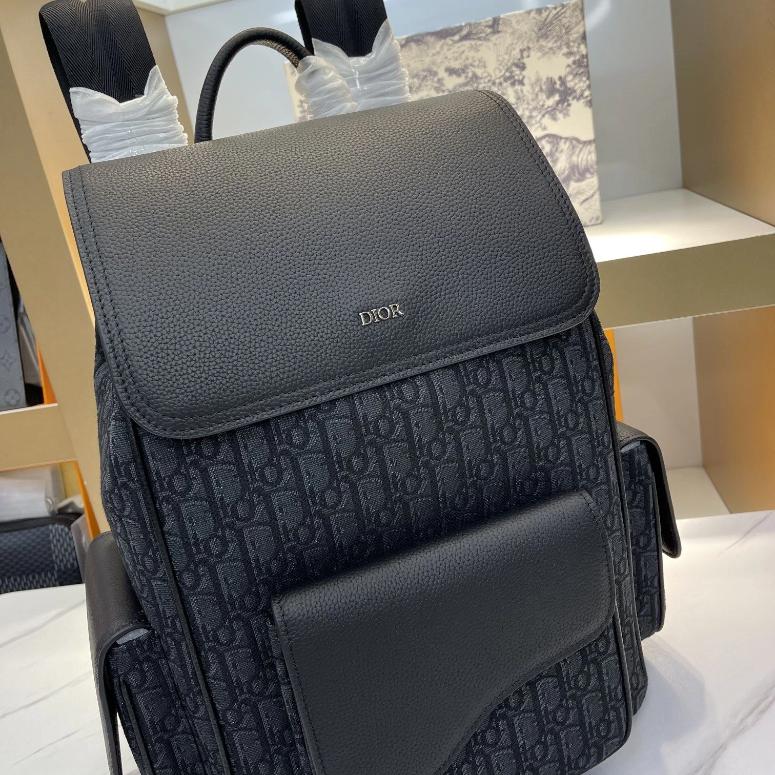 Packable Mens Christian Dior Backpacks 92085