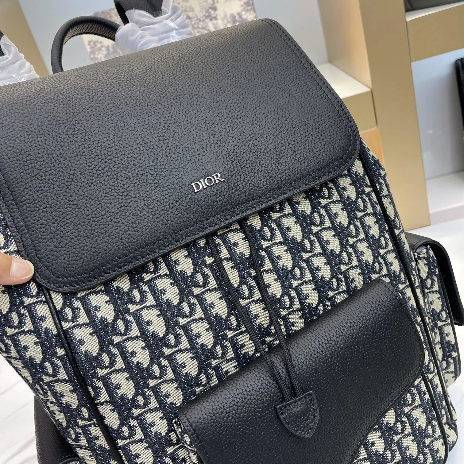 WaterResistant Mens Christian Dior Backpacks 92088