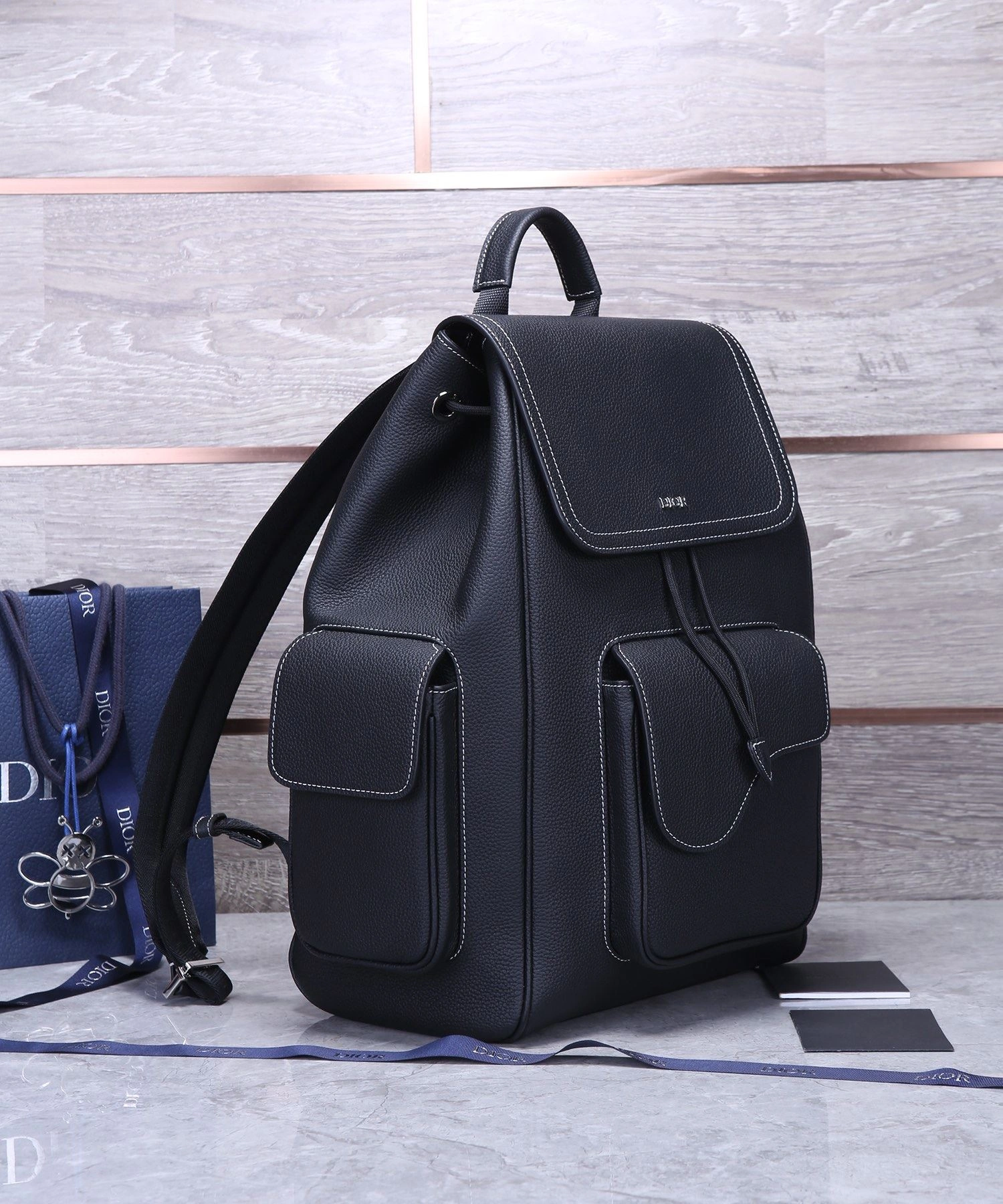SmoothTexture Mens Christian Dior Backpacks 92067