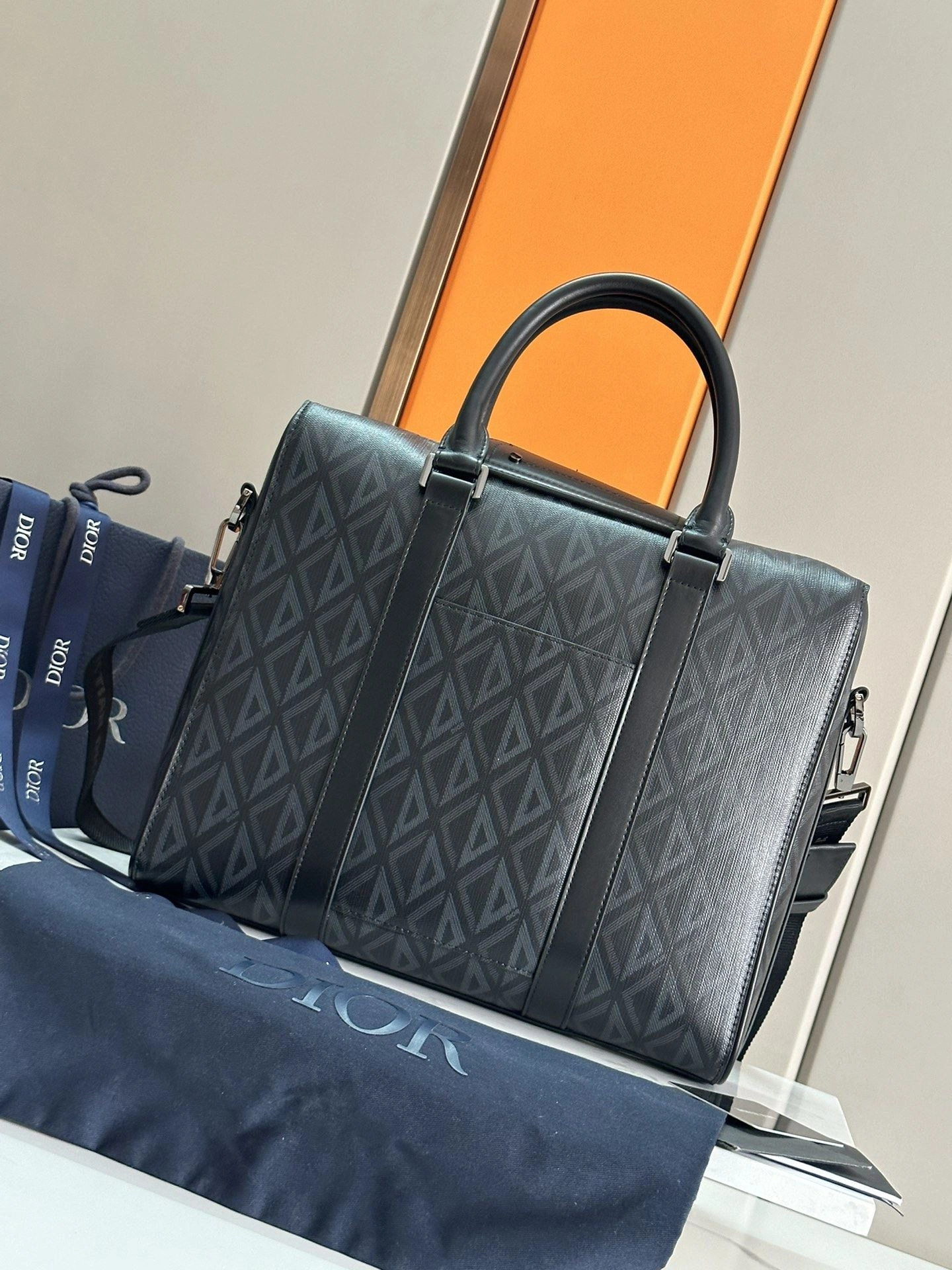 Mens Christian Dior Briefcases EasyCare 92050