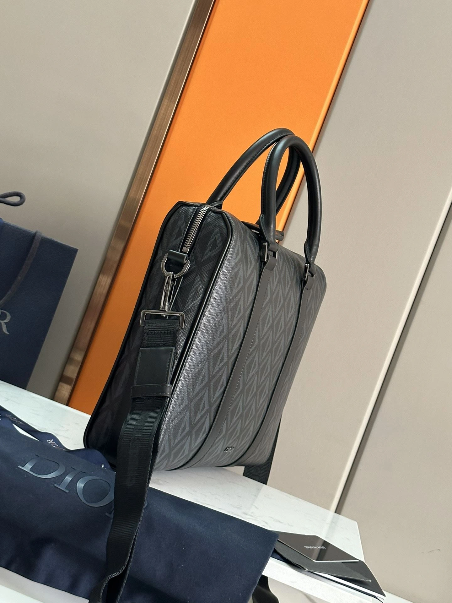 Mens Christian Dior Briefcases EasyCare 92050