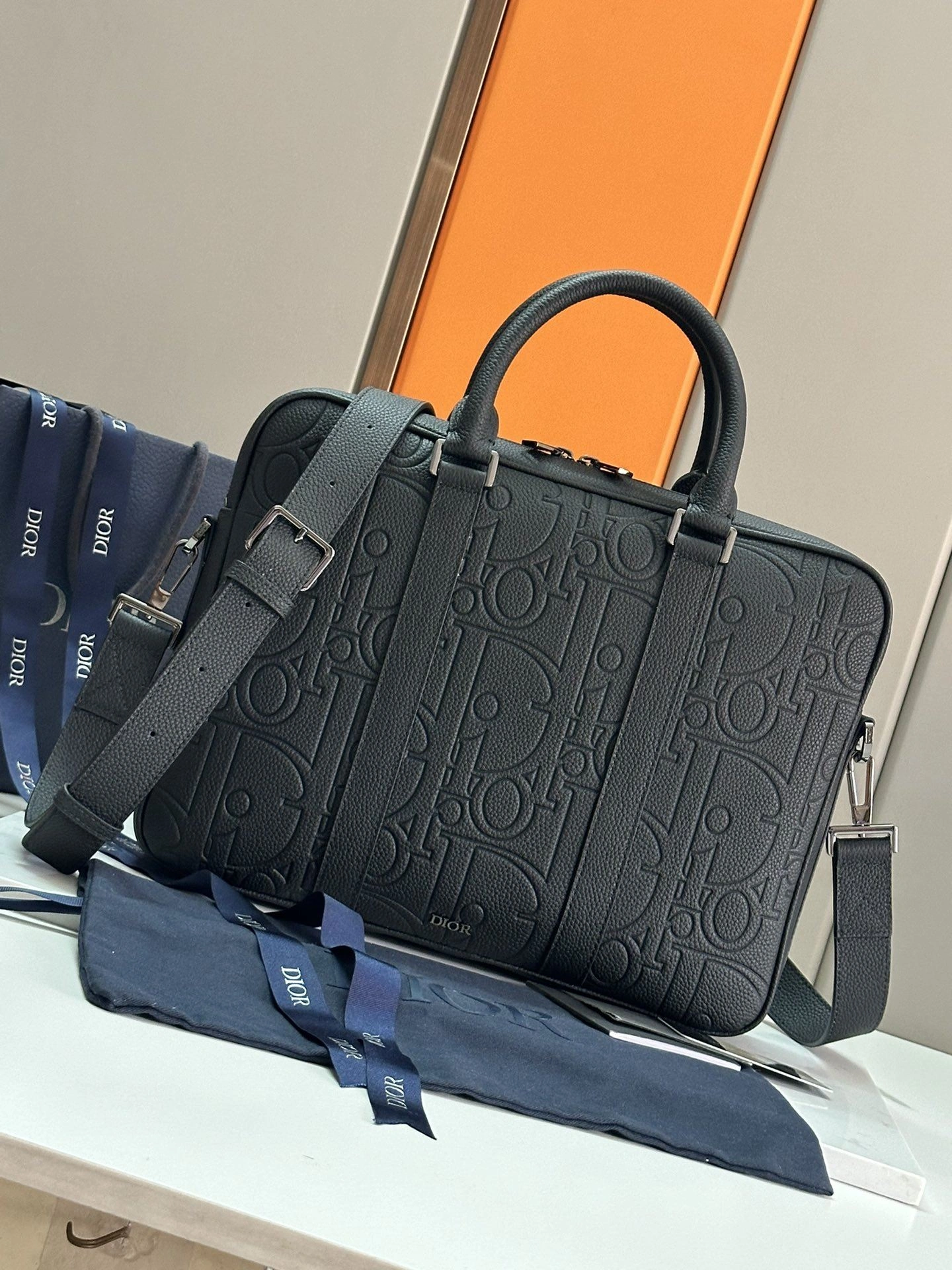 OdorResistant Mens Christian Dior Briefcases 92046