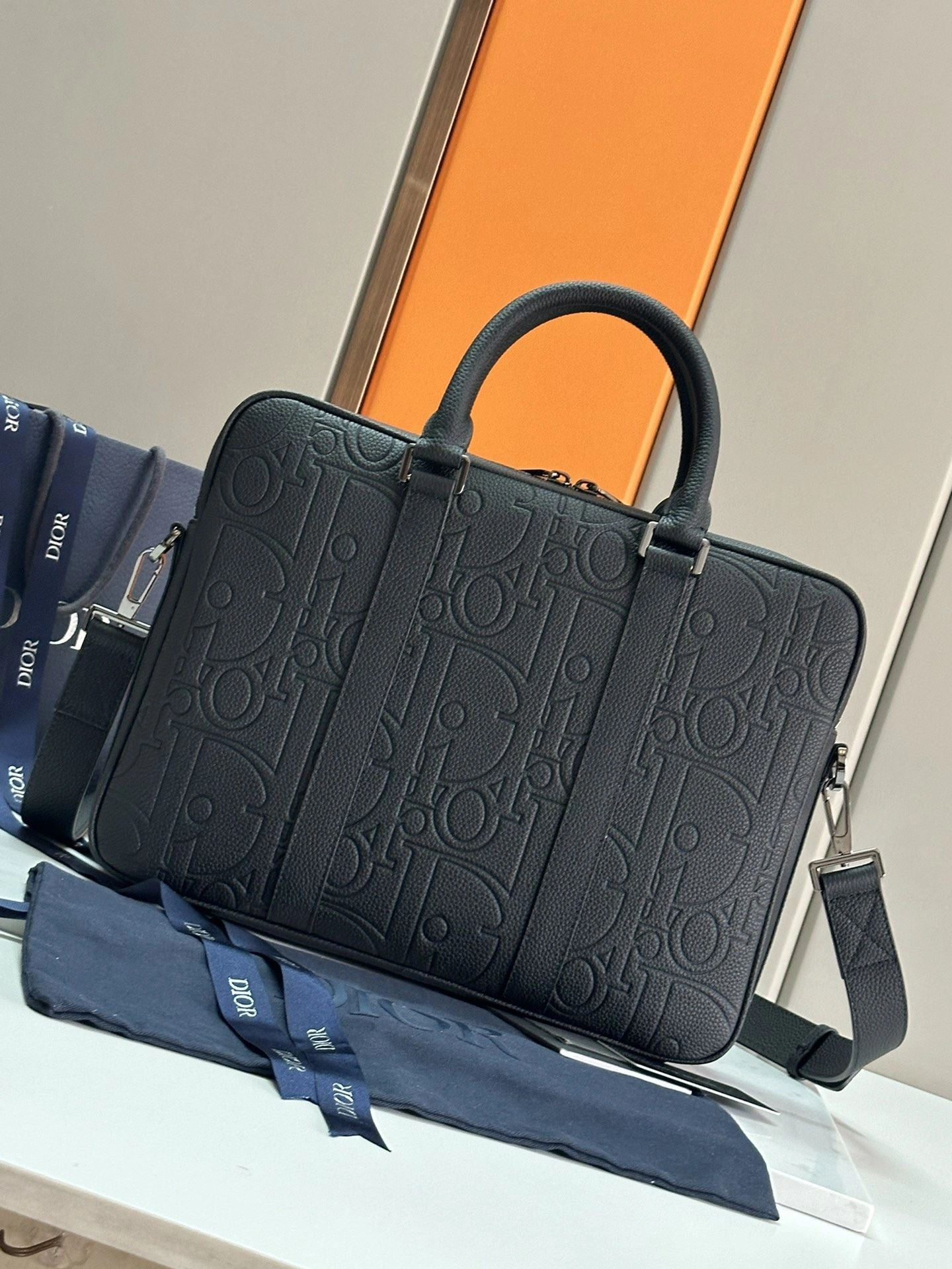OdorResistant Mens Christian Dior Briefcases 92046