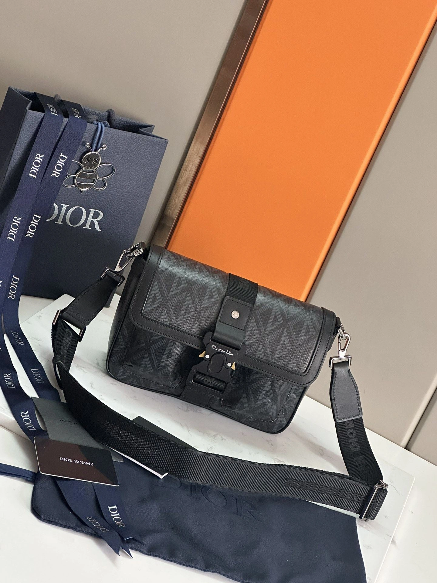 Mens Christian Dior Satchel Bags SoftTouch 91980