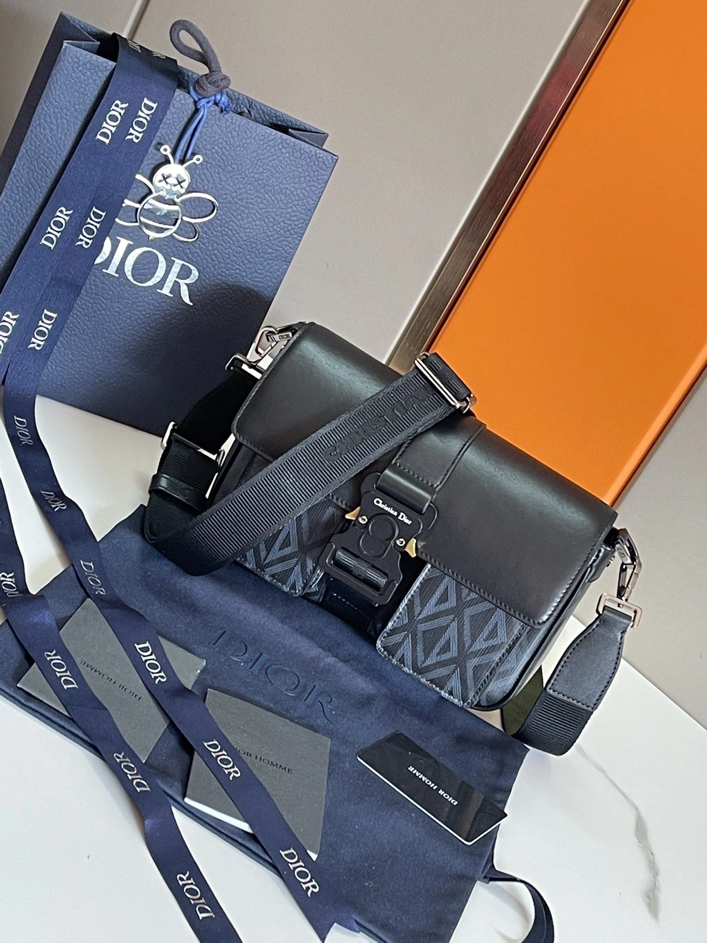 Mens Christian Dior Satchel Bags SoftTouch 91909
