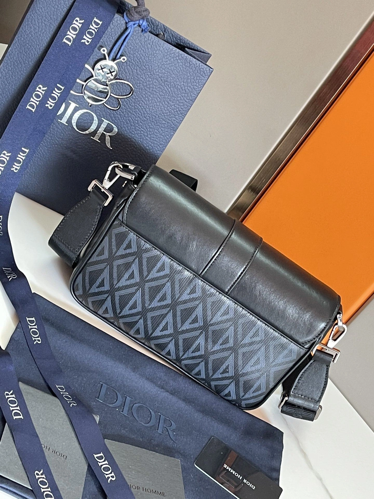 Mens Christian Dior Satchel Bags SoftTouch 91909