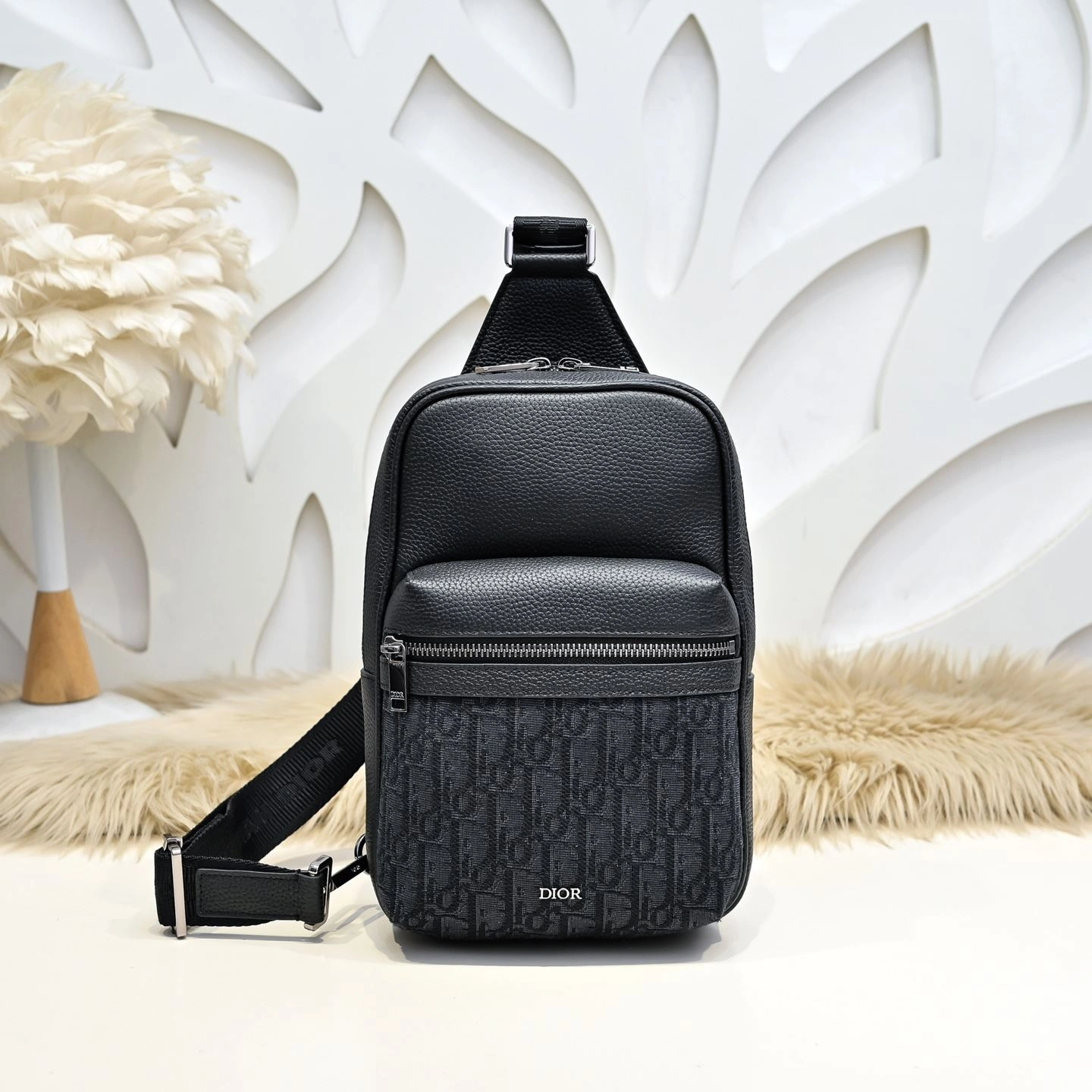 WaterResistant Mens Christian Dior Waist Chest Packs 90944