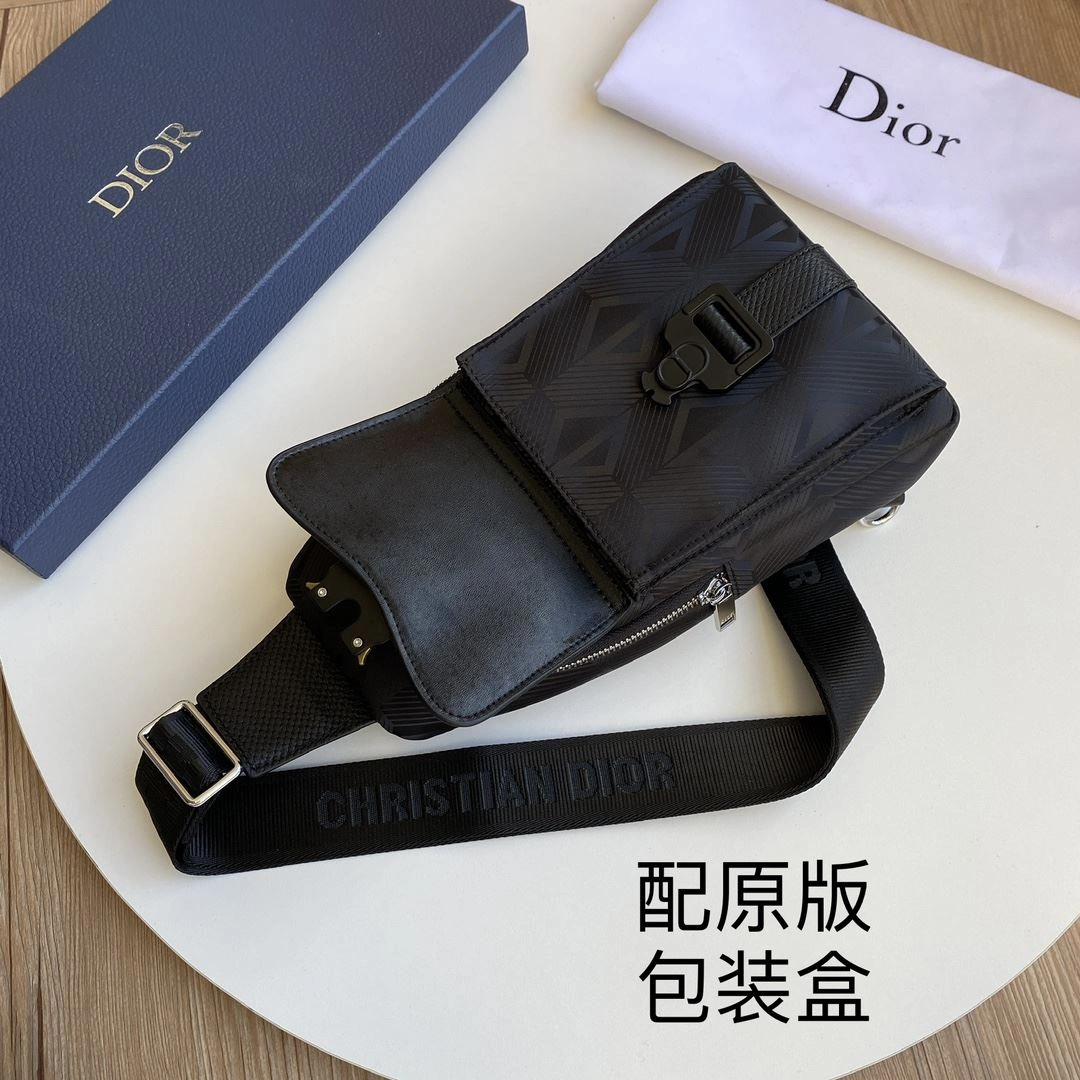Comfortable Mens Christian Dior Waist Chest Packs 93244