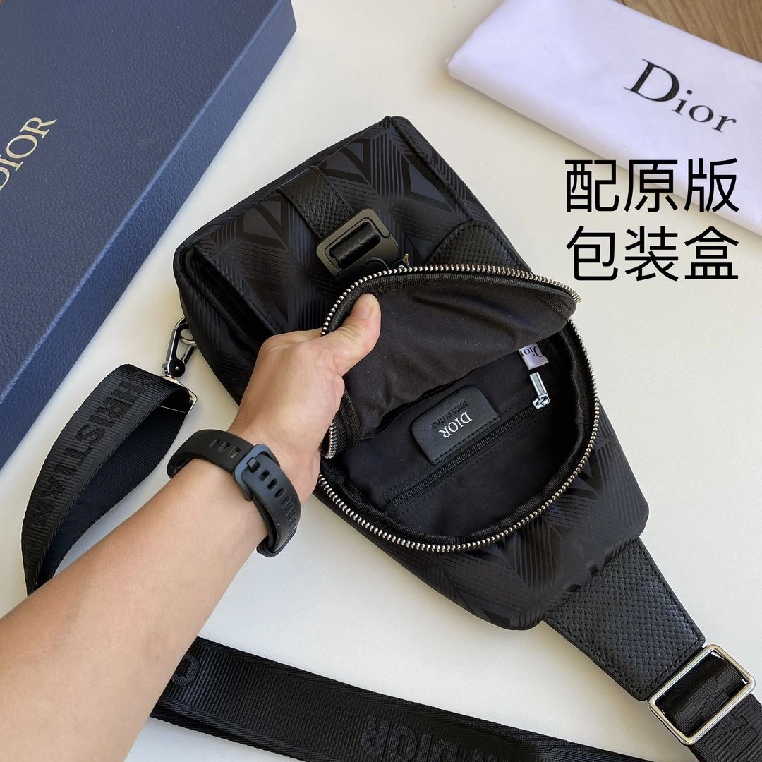 Comfortable Mens Christian Dior Waist Chest Packs 93244