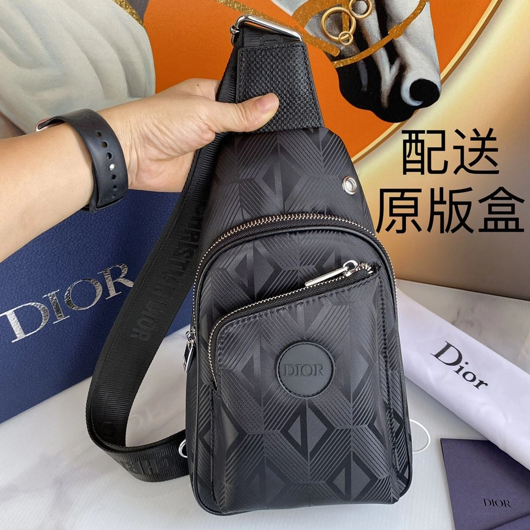 Mens Christian Dior Waist Chest Packs TimelessDesign 93192