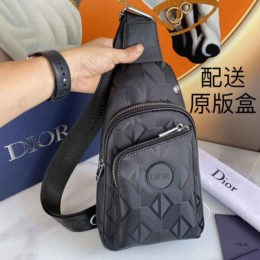 Mens Christian Dior Waist Chest Packs TimelessDesign 93192