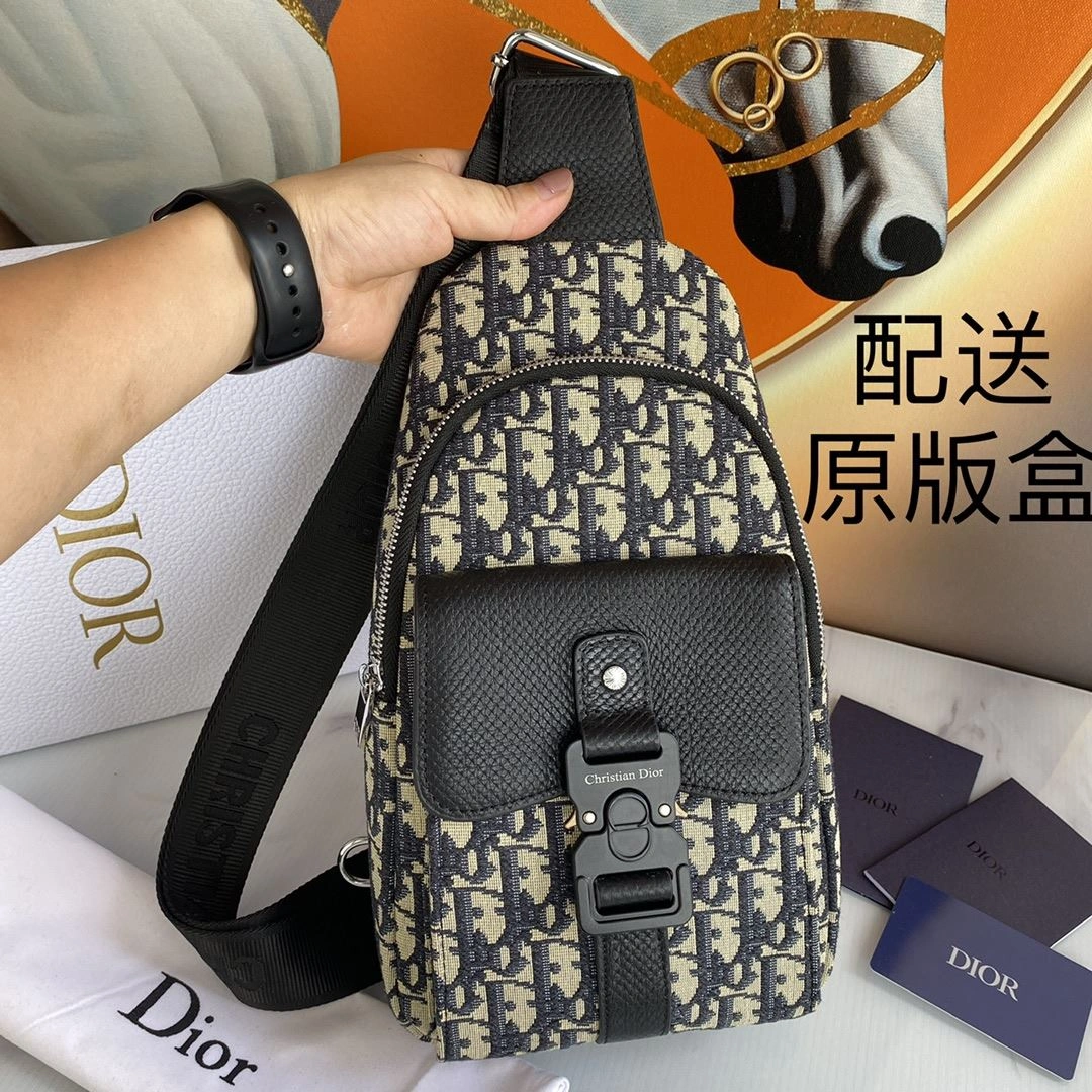 Breathable Mens Christian Dior Waist Chest Packs 93191