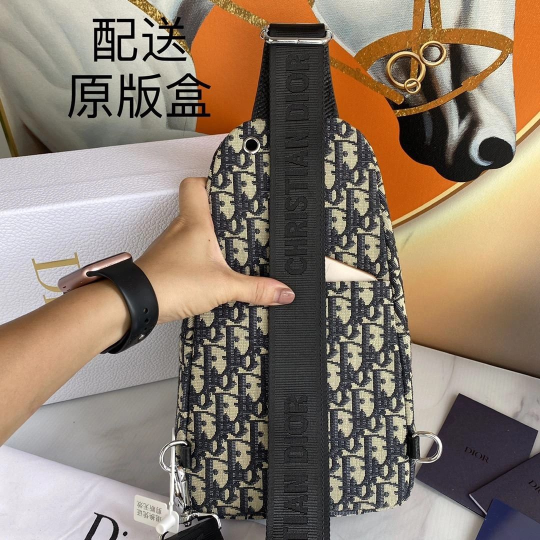 Breathable Mens Christian Dior Waist Chest Packs 93191