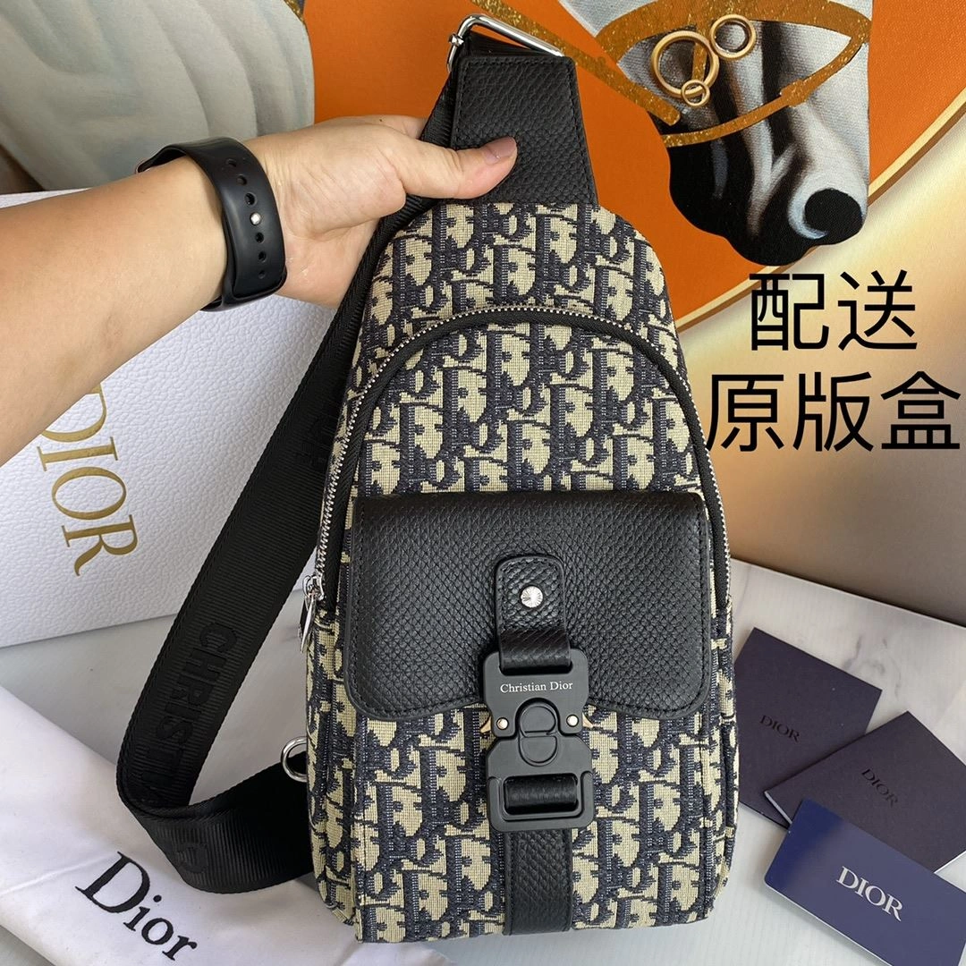 Breathable Mens Christian Dior Waist Chest Packs 93191