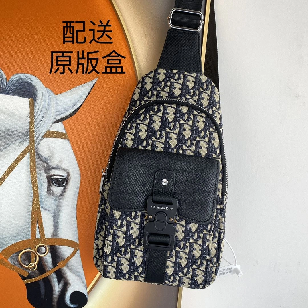 Breathable Mens Christian Dior Waist Chest Packs 93191