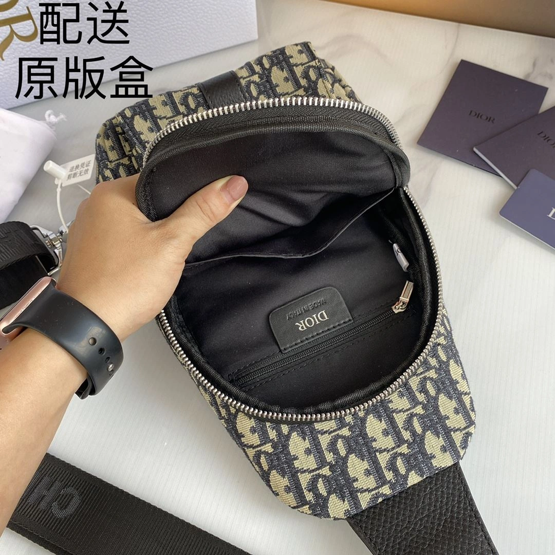 Breathable Mens Christian Dior Waist Chest Packs 93191