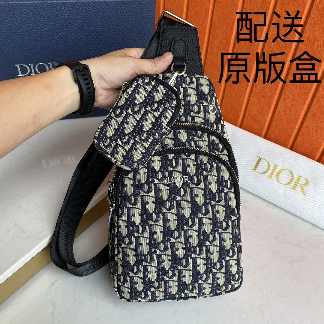 Mens Christian Dior Waist Chest Packs Breathable 93221