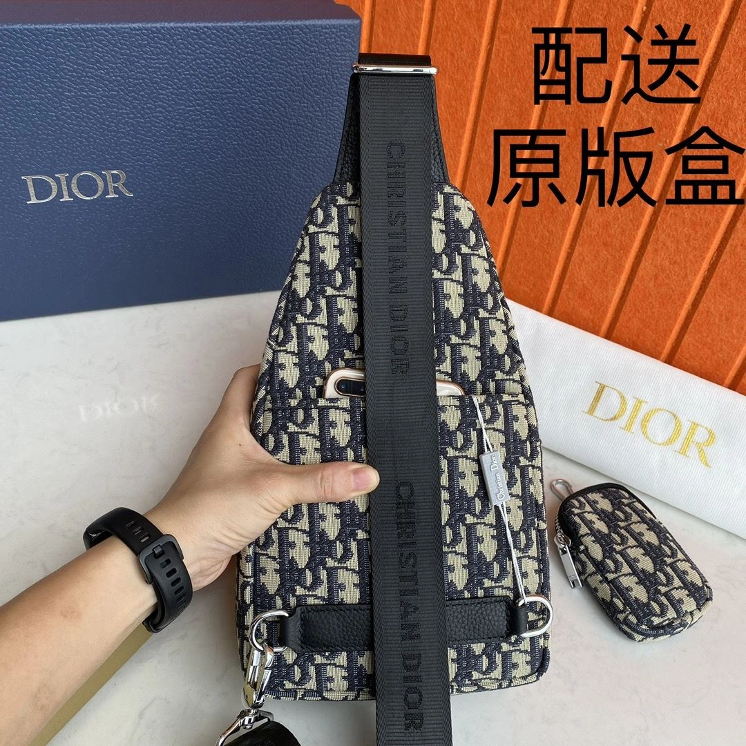 Mens Christian Dior Waist Chest Packs Breathable 93221