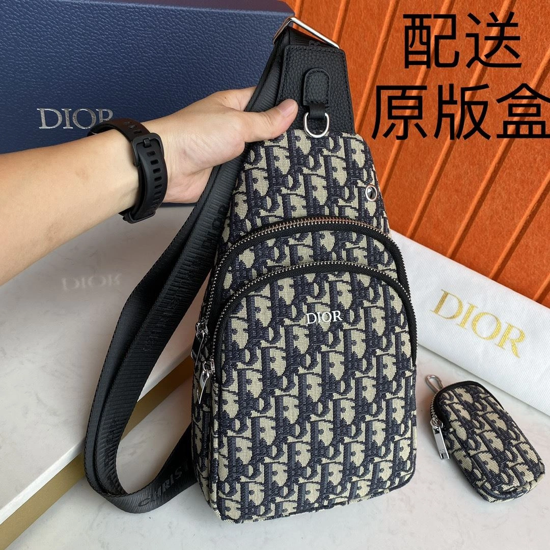 Mens Christian Dior Waist Chest Packs Breathable 93221