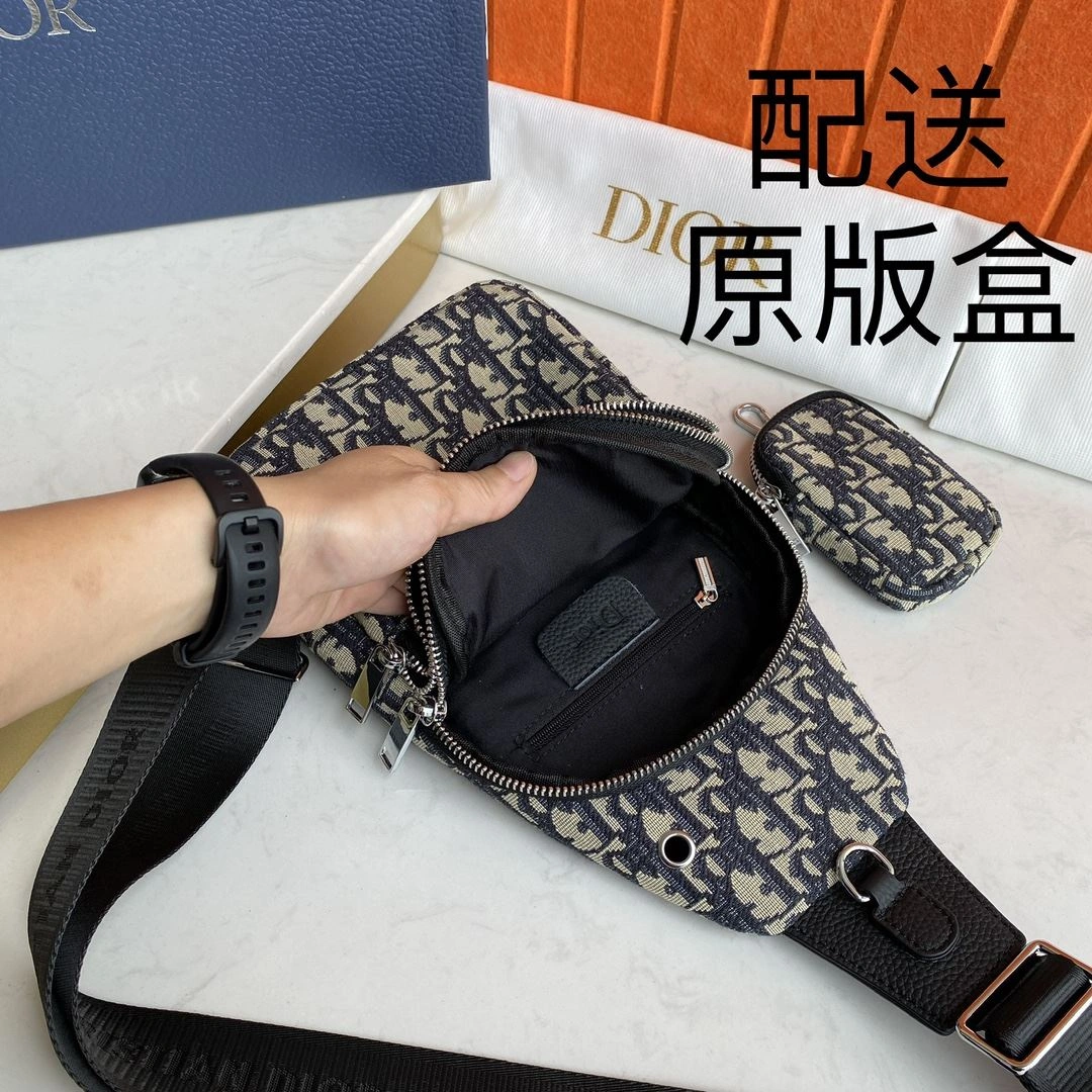 Mens Christian Dior Waist Chest Packs Breathable 93221
