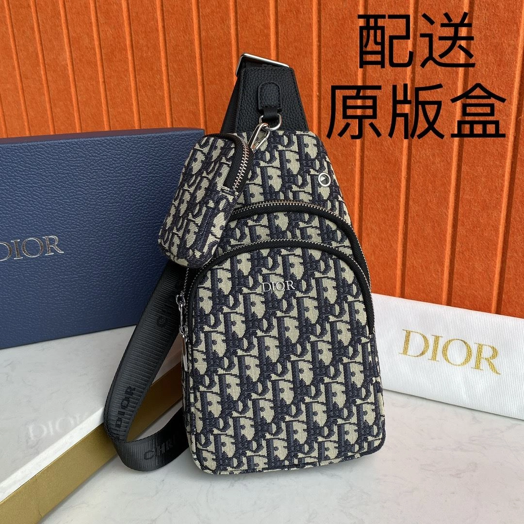 Mens Christian Dior Waist Chest Packs Breathable 93221
