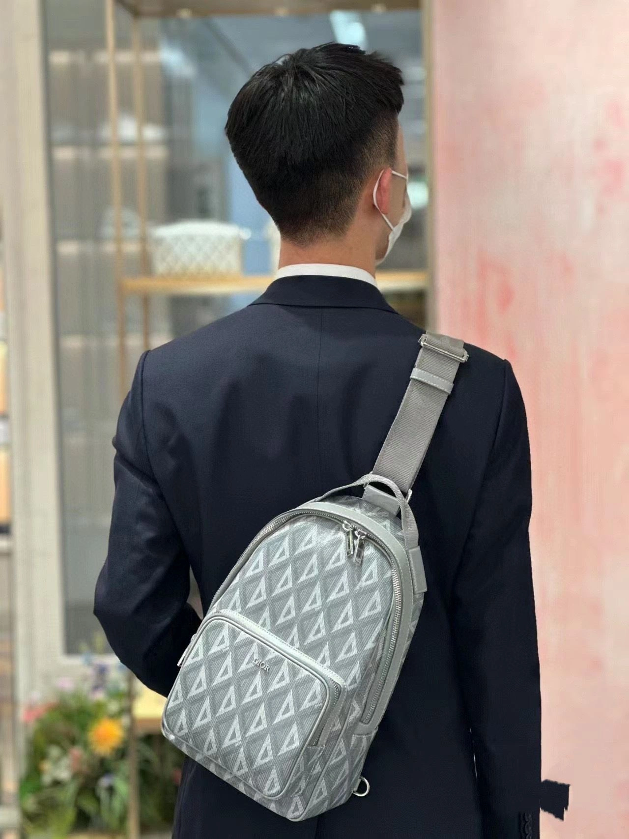 Mens Christian Dior Waist Chest Packs Sleek 91857