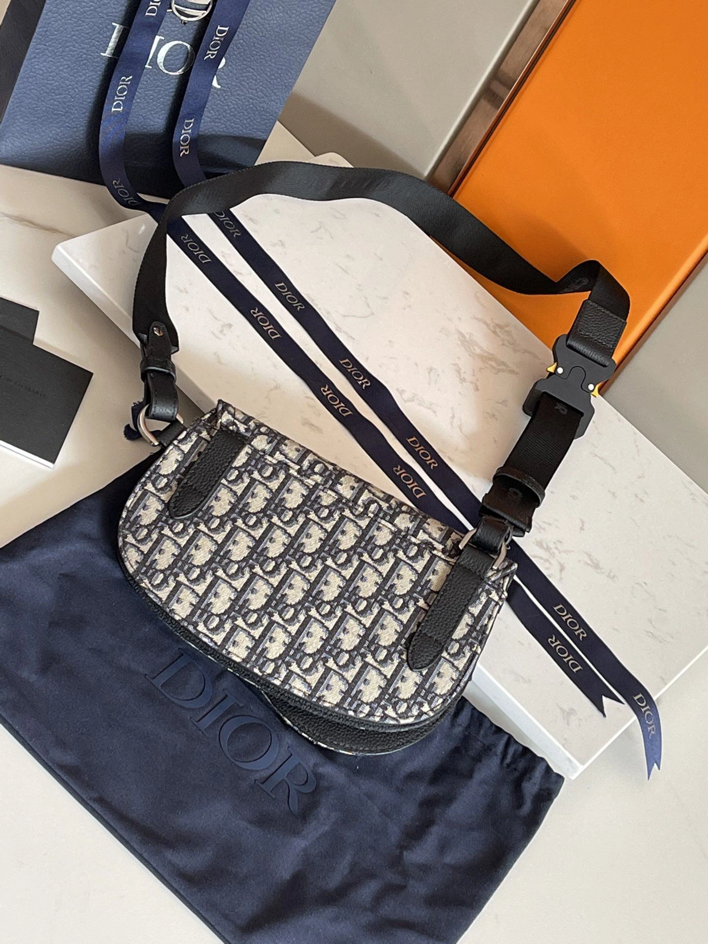 Durable Mens Christian Dior Waist Chest Packs 91850