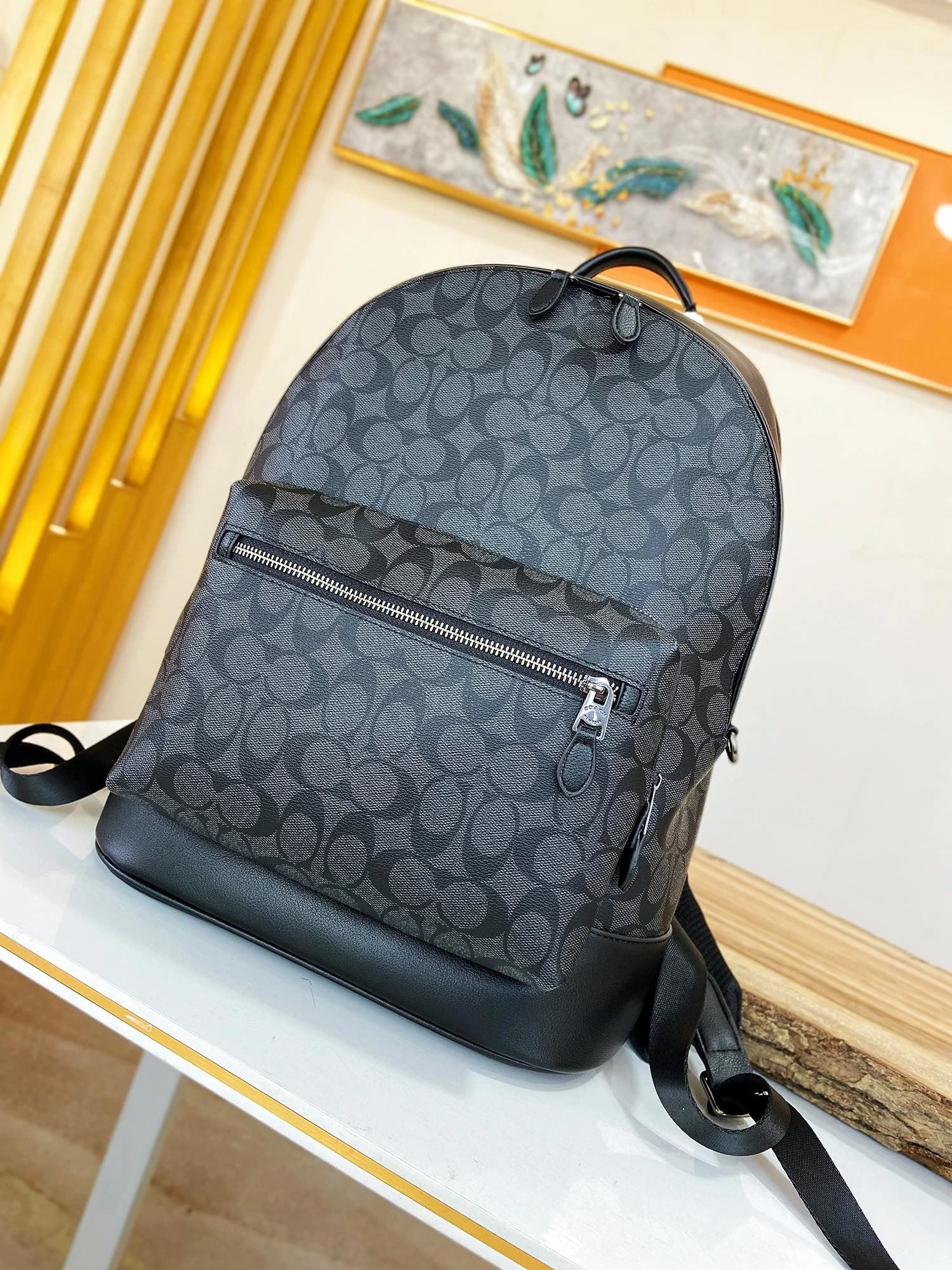 Mens Coach Backpacks Stretchable 93170