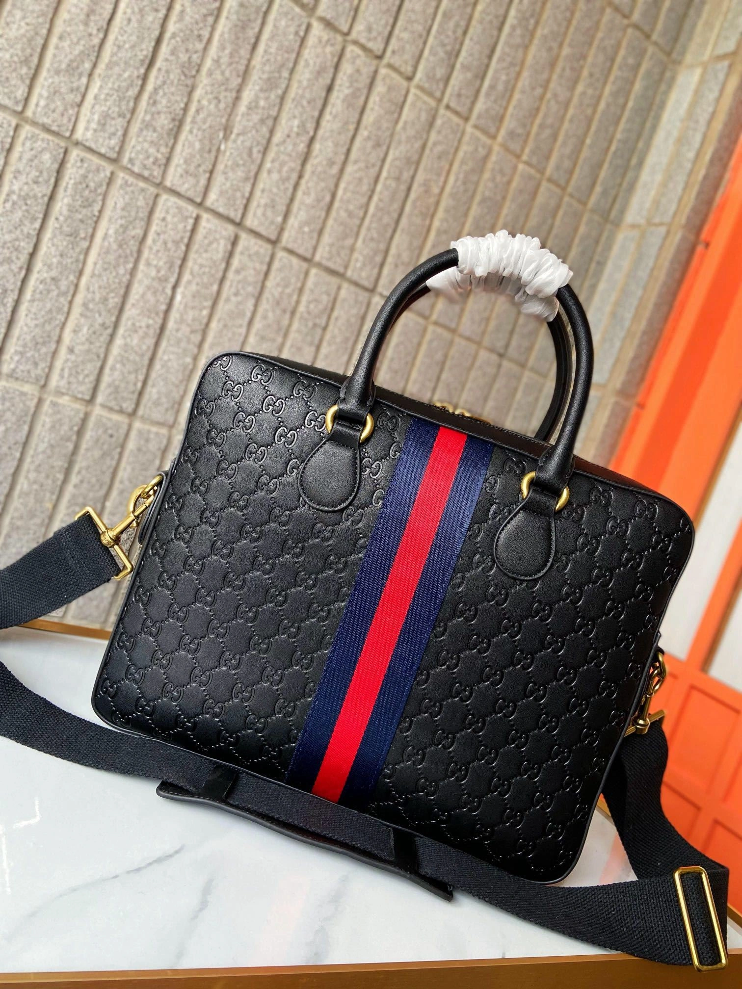 Mens Gucci Briefcases Sporty 93058