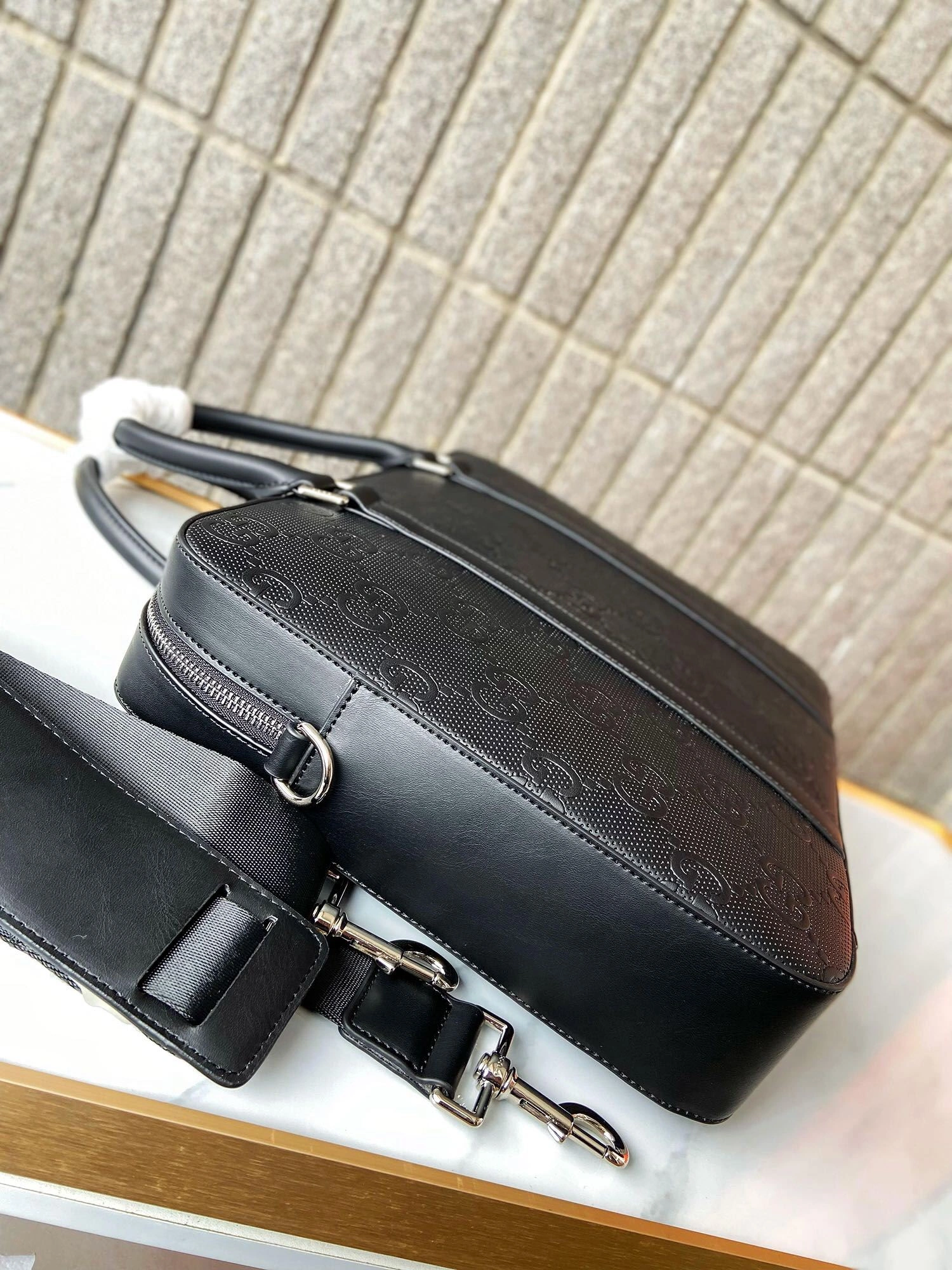 Mens Gucci Briefcases WeatherProof 93054