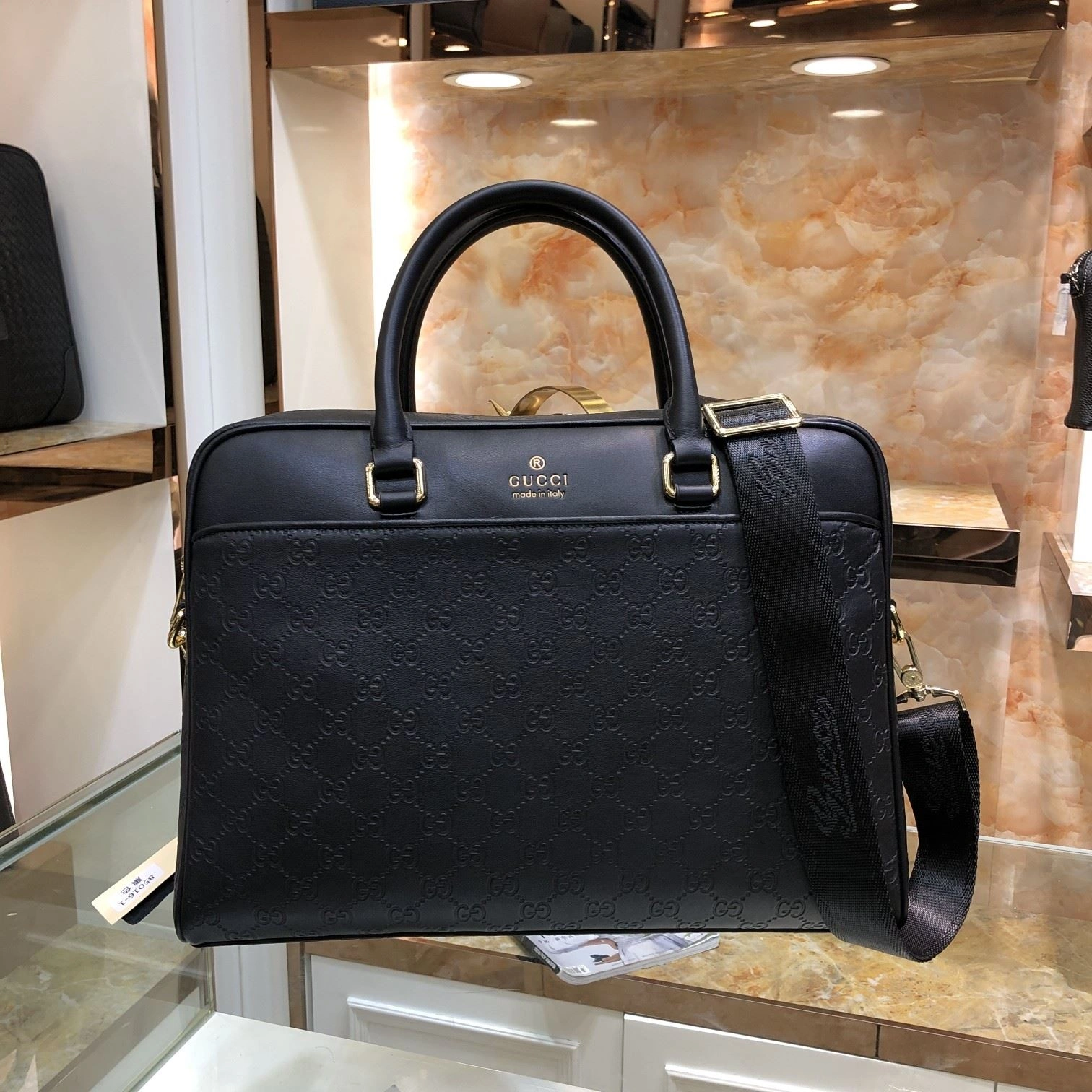 Mens Gucci Briefcases Stretchable 93040
