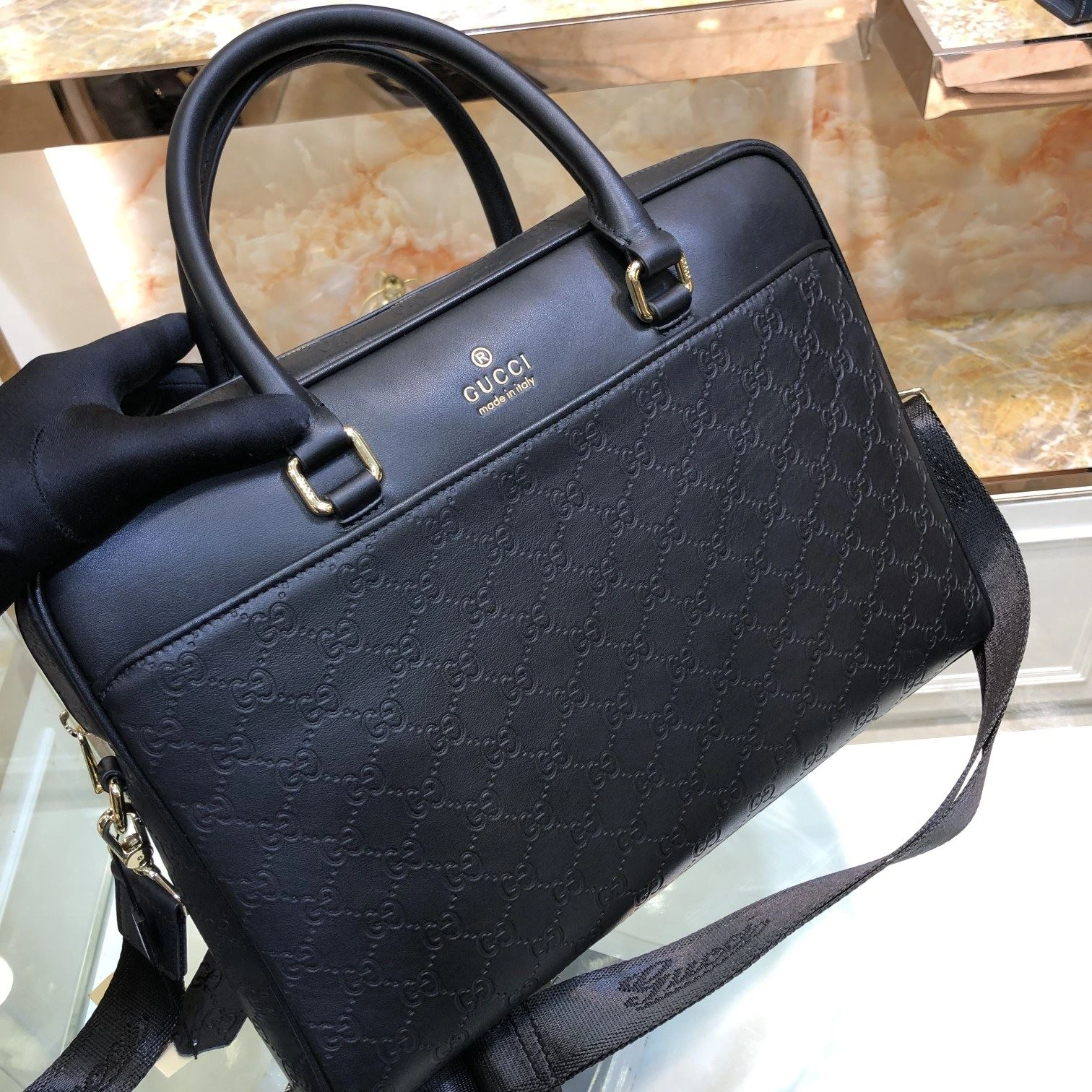 Mens Gucci Briefcases Stretchable 93040