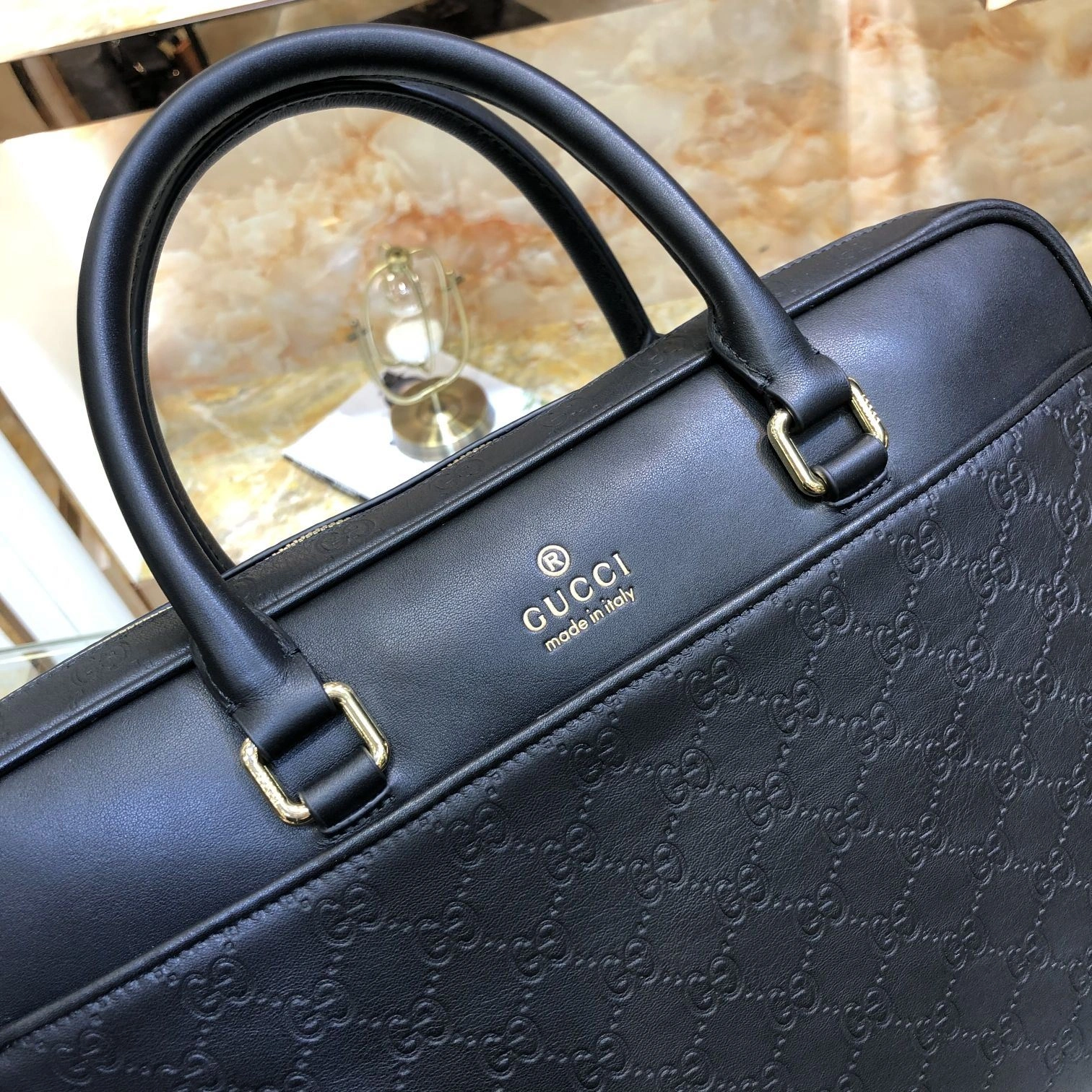 Mens Gucci Briefcases Stretchable 93040