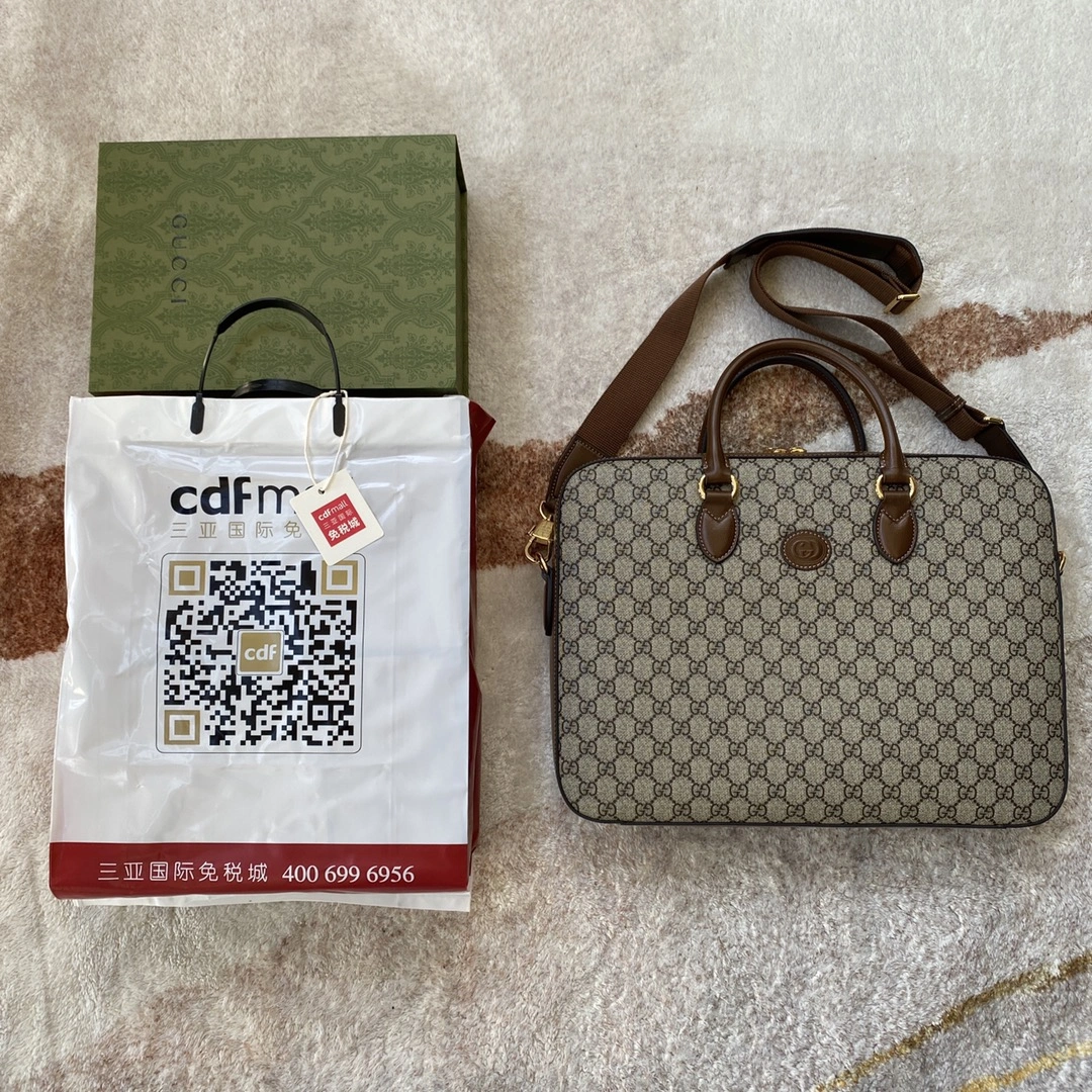 Mens Gucci Briefcases Durable 72201