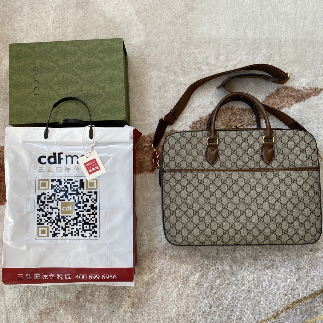 Mens Gucci Briefcases Durable 72201