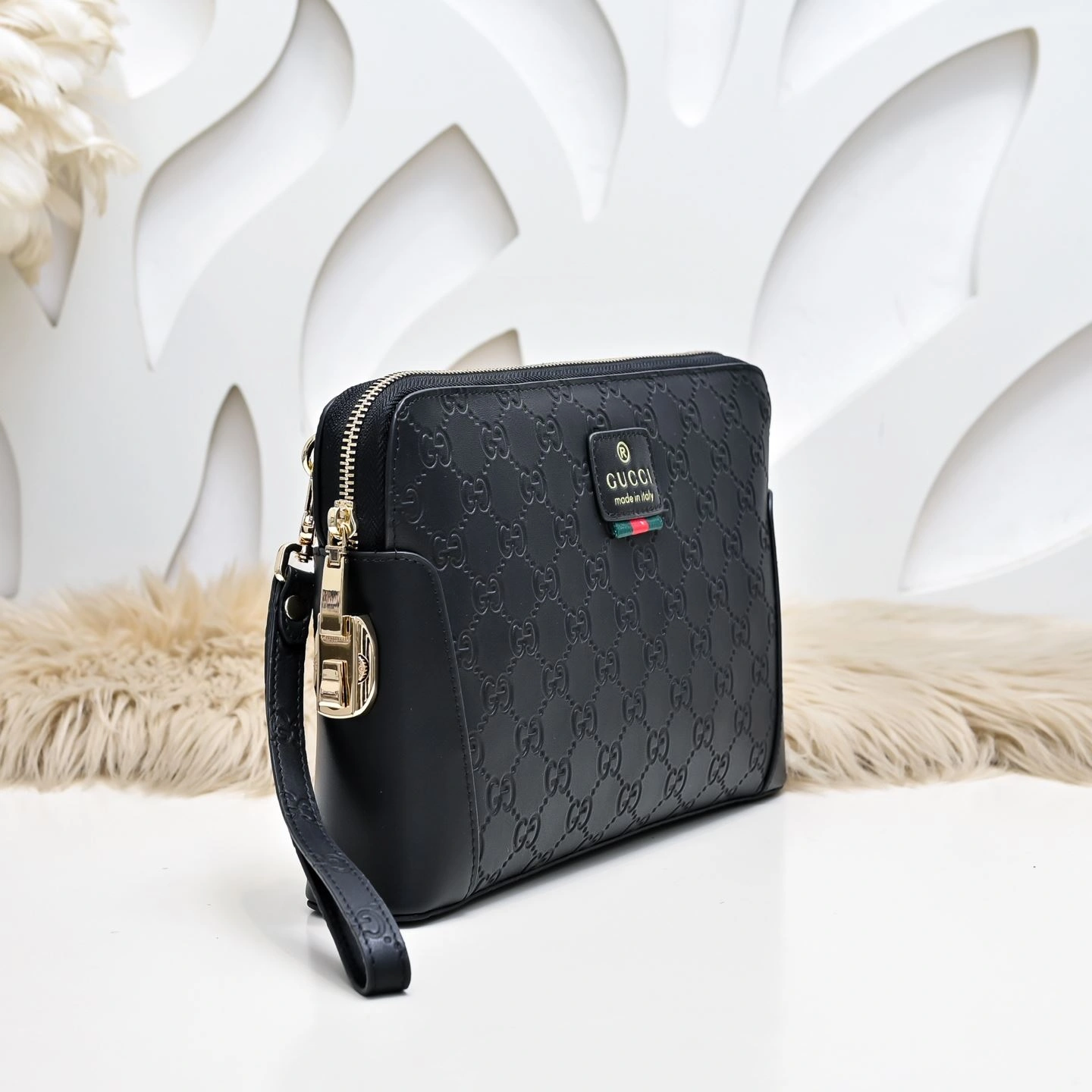 WrinkleFree Mens Gucci Clutch Bags 90951