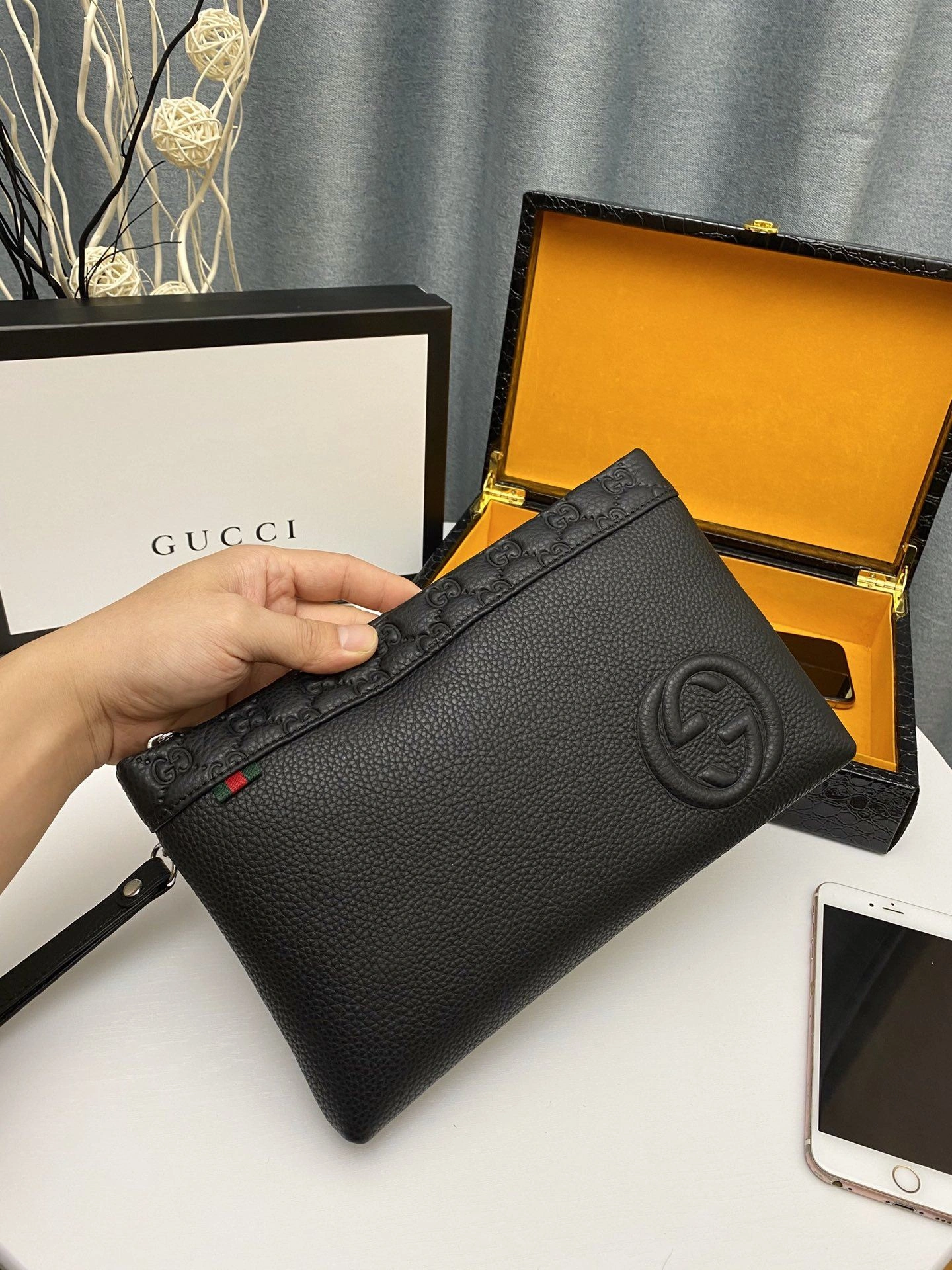 Mens Gucci Clutch Bags Efficient 93035