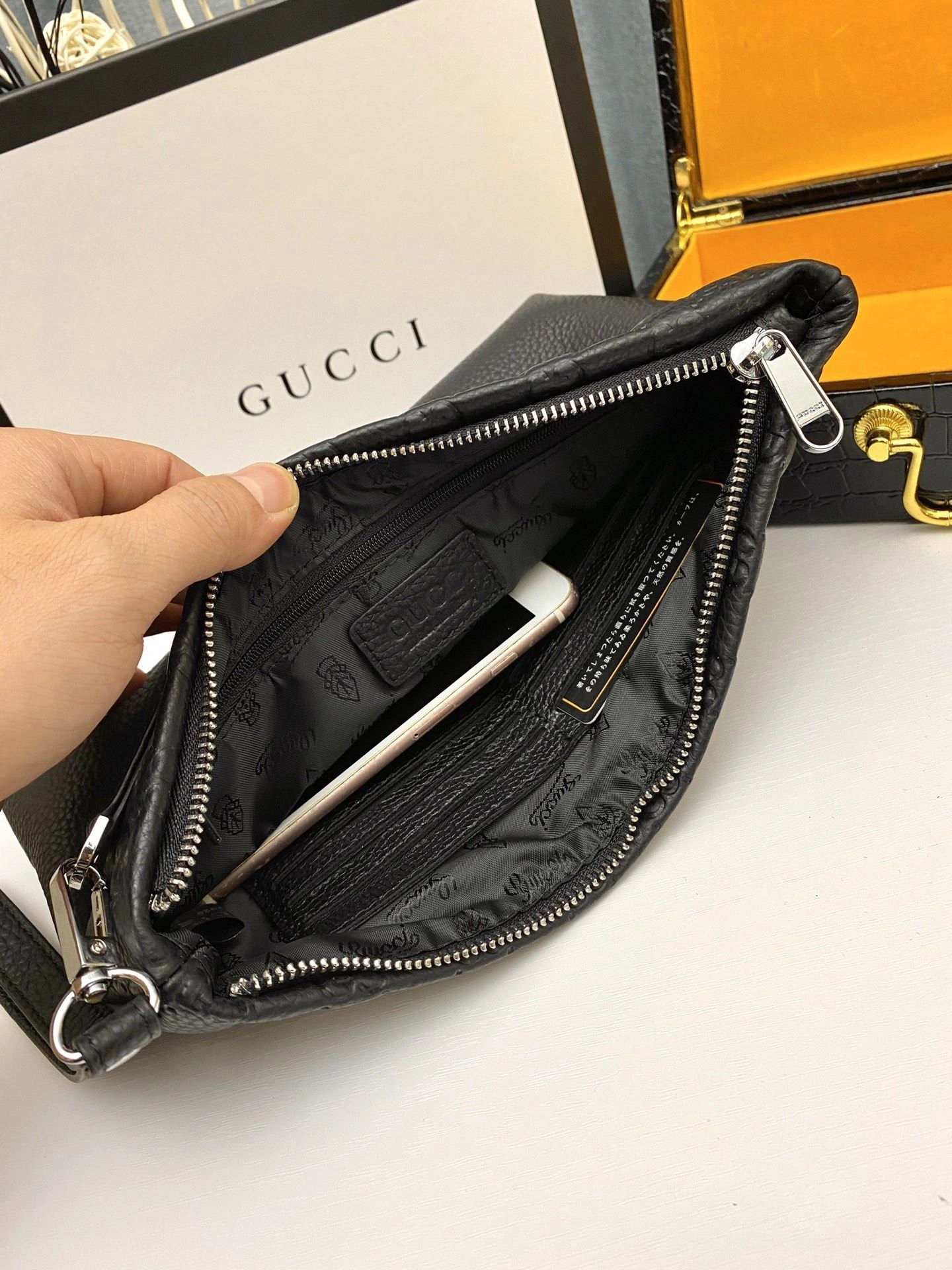 Mens Gucci Clutch Bags Efficient 93035