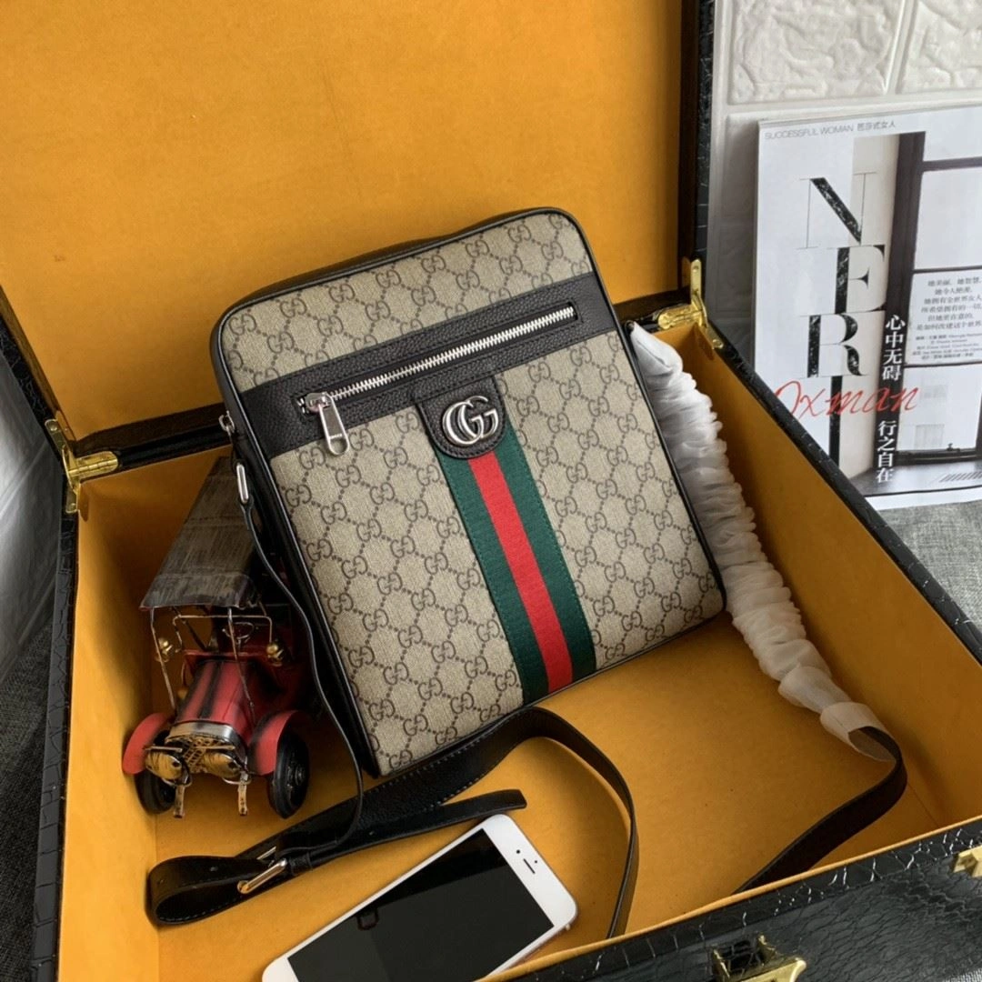 Mens Gucci Satchel Bags SoftTouch 93063