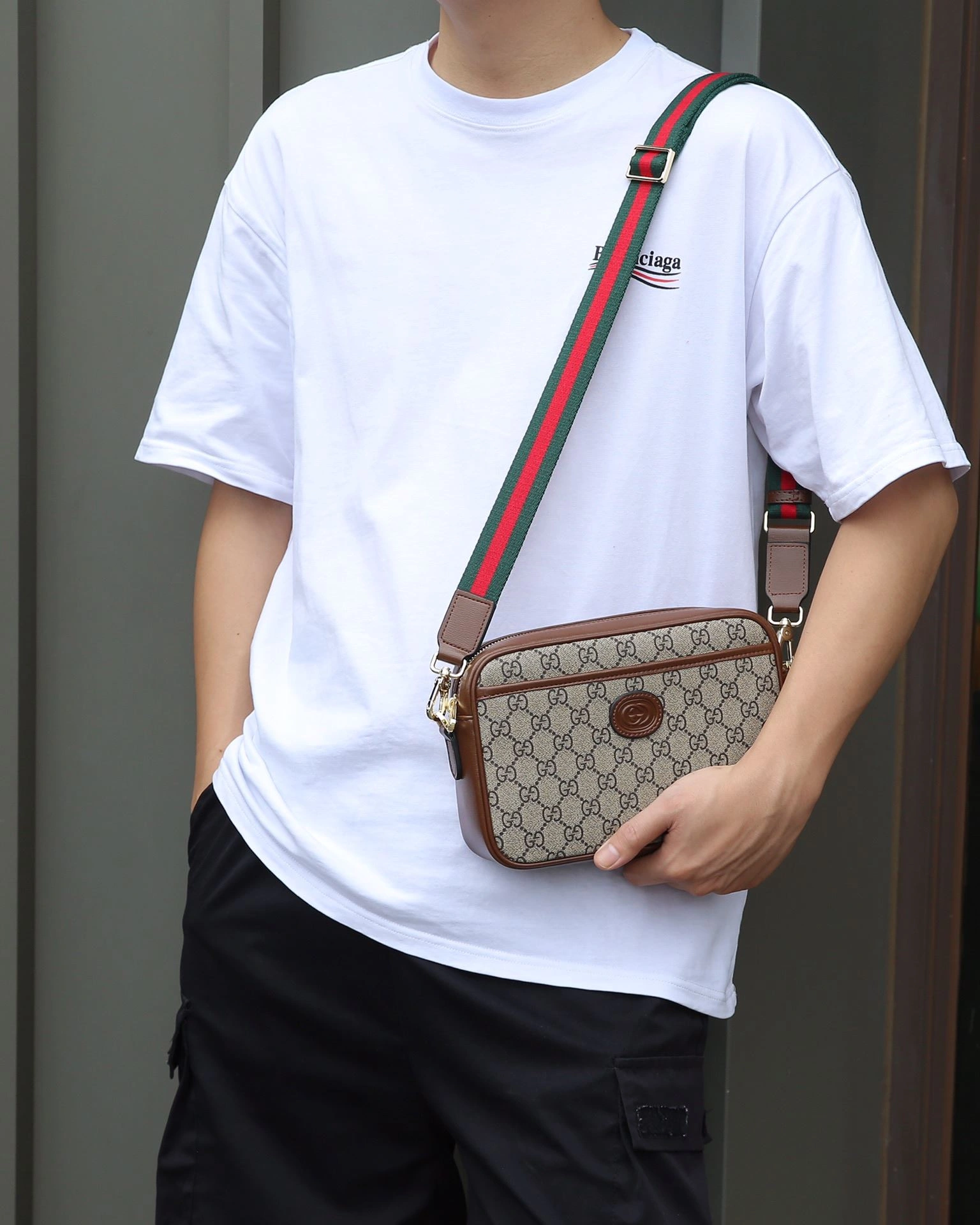 Mens Gucci Satchel Bags Vibrant 92962