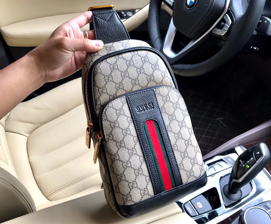 Mens Gucci Waist Chest Packs Durable 92950
