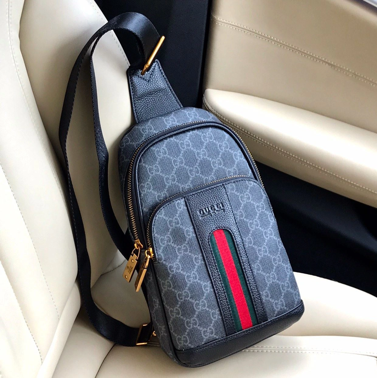 Breathable Mens Gucci Waist Chest Packs 92941