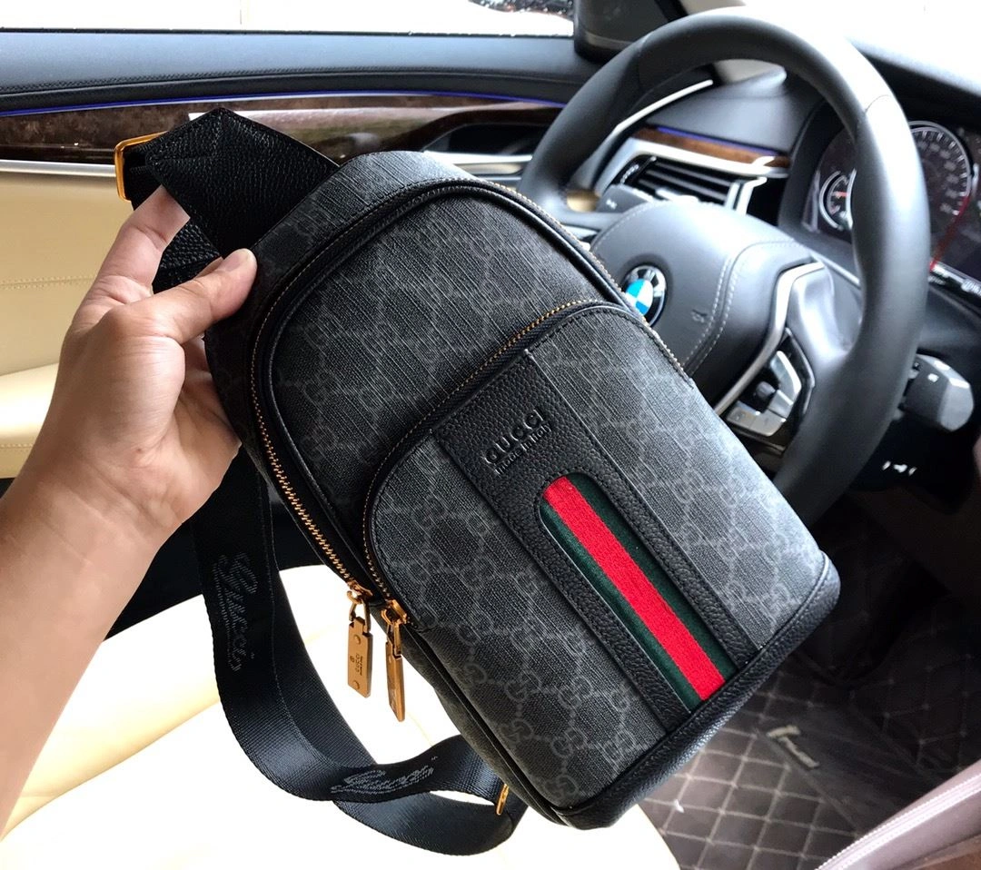 Breathable Mens Gucci Waist Chest Packs 92941